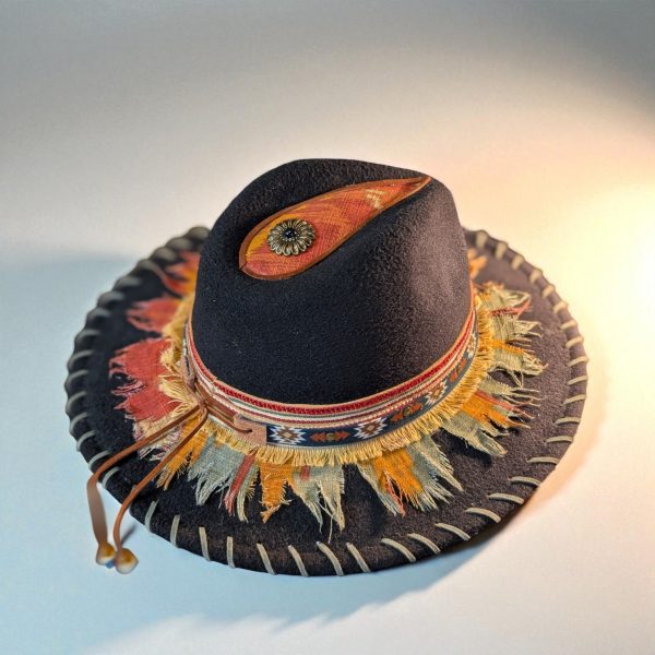 The Sorcerer Black Felt Hat - M (7 1/8) - Image 5