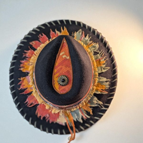 The Sorcerer Black Felt Hat - M (7 1/8) - Image 4