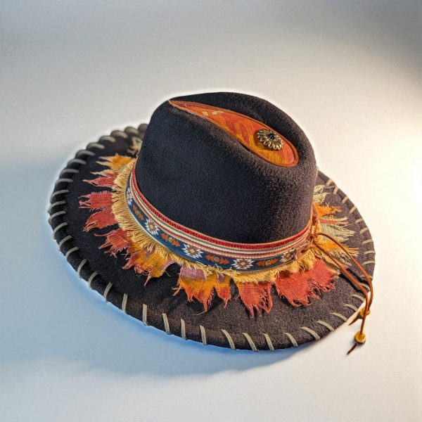The Sorcerer Black Felt Hat - M (7 1/8) - Image 2