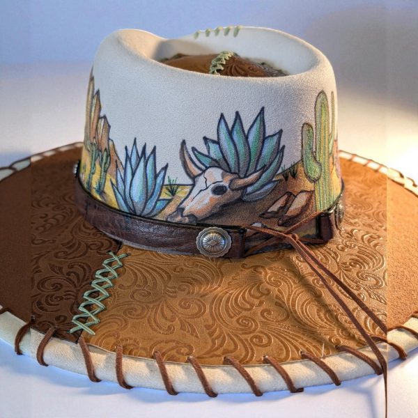 Desert Paradise Felt Hat - Lg (7 1/4) - Image 3
