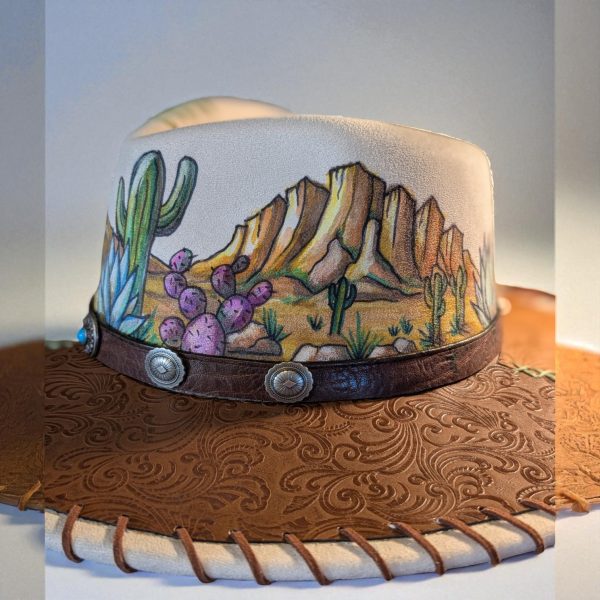 Desert Paradise Felt Hat - Lg (7 1/4) - Image 2