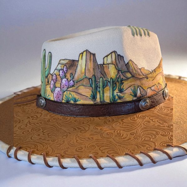 Desert Paradise Felt Hat - Lg (7 1/4) - Image 4