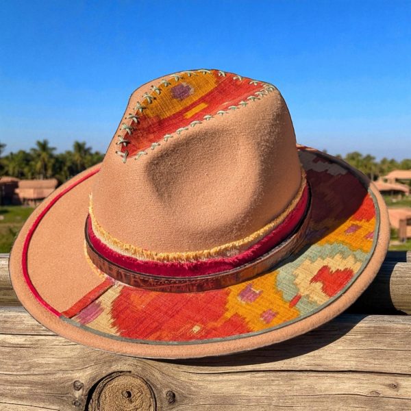 Welcome Sojourner Tan Felt Hat Med (7 1/8)
