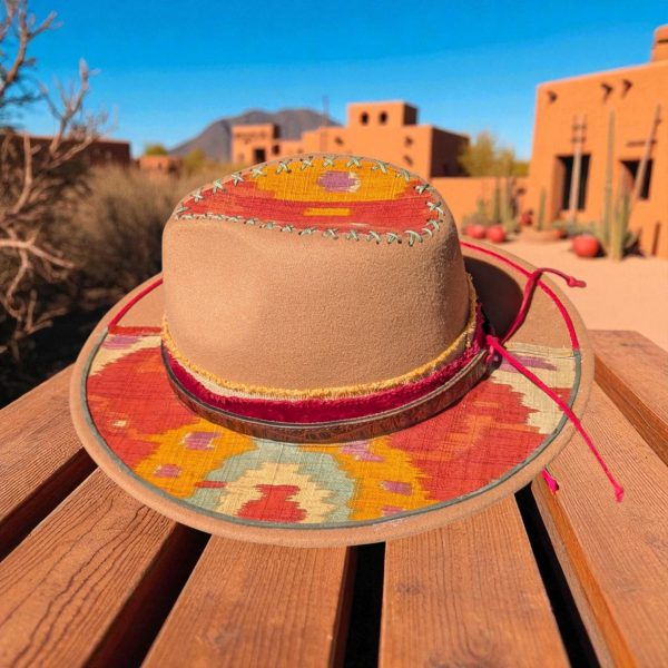 Welcome Sojourner Tan Felt Hat Med (7 1/8) - Image 3
