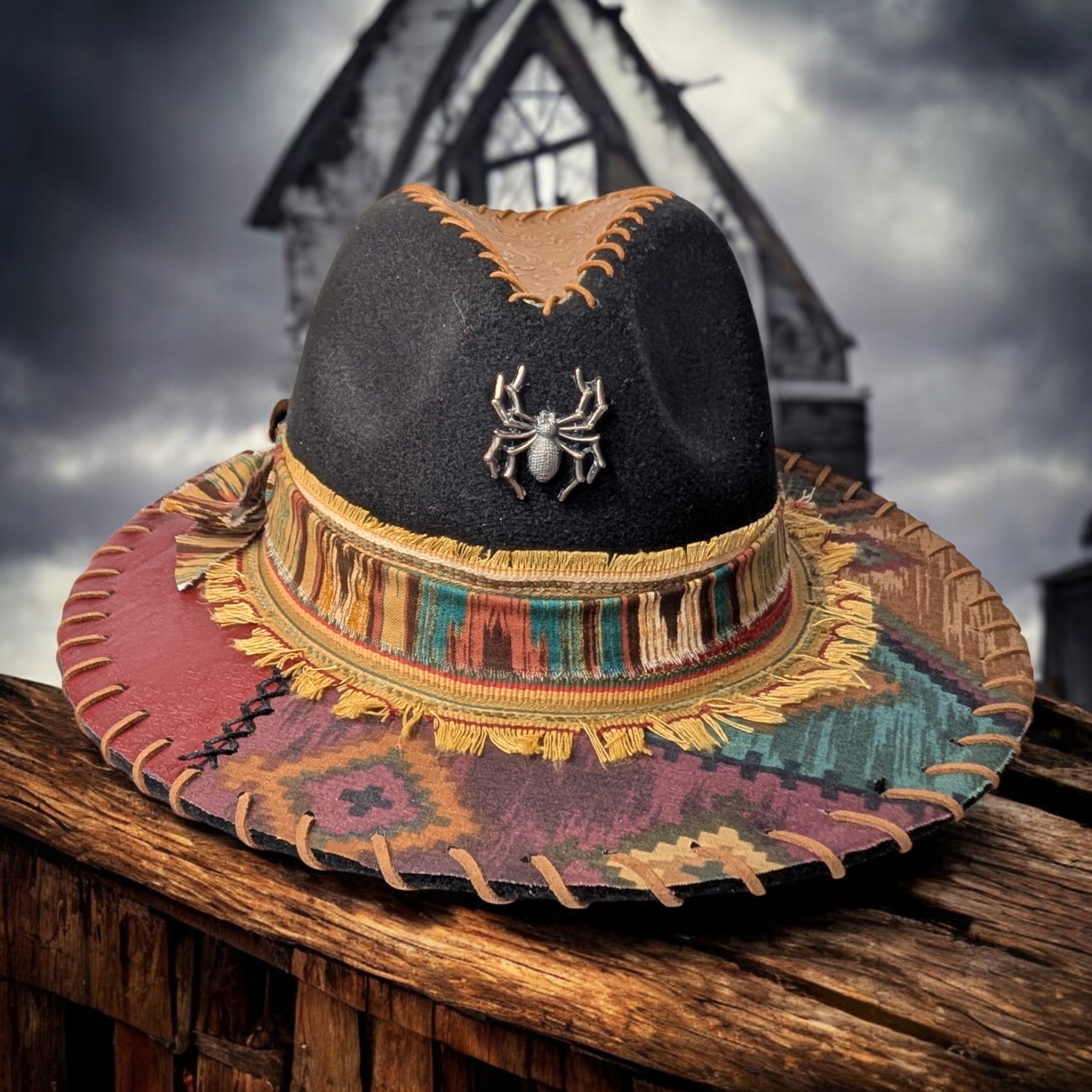 Spirit Explorer Black Felt Fedora - Lg (7 1/4) - Image 2