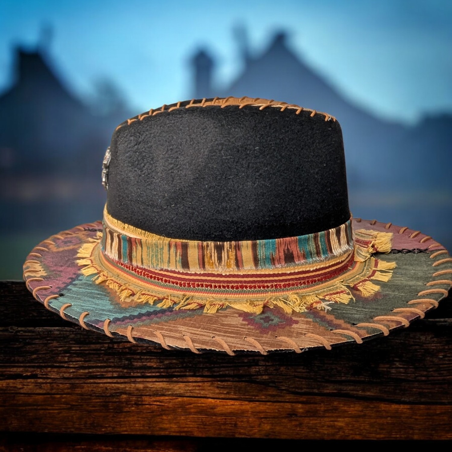 Spirit Explorer Black Felt Fedora - Lg (7 1/4) - Image 3
