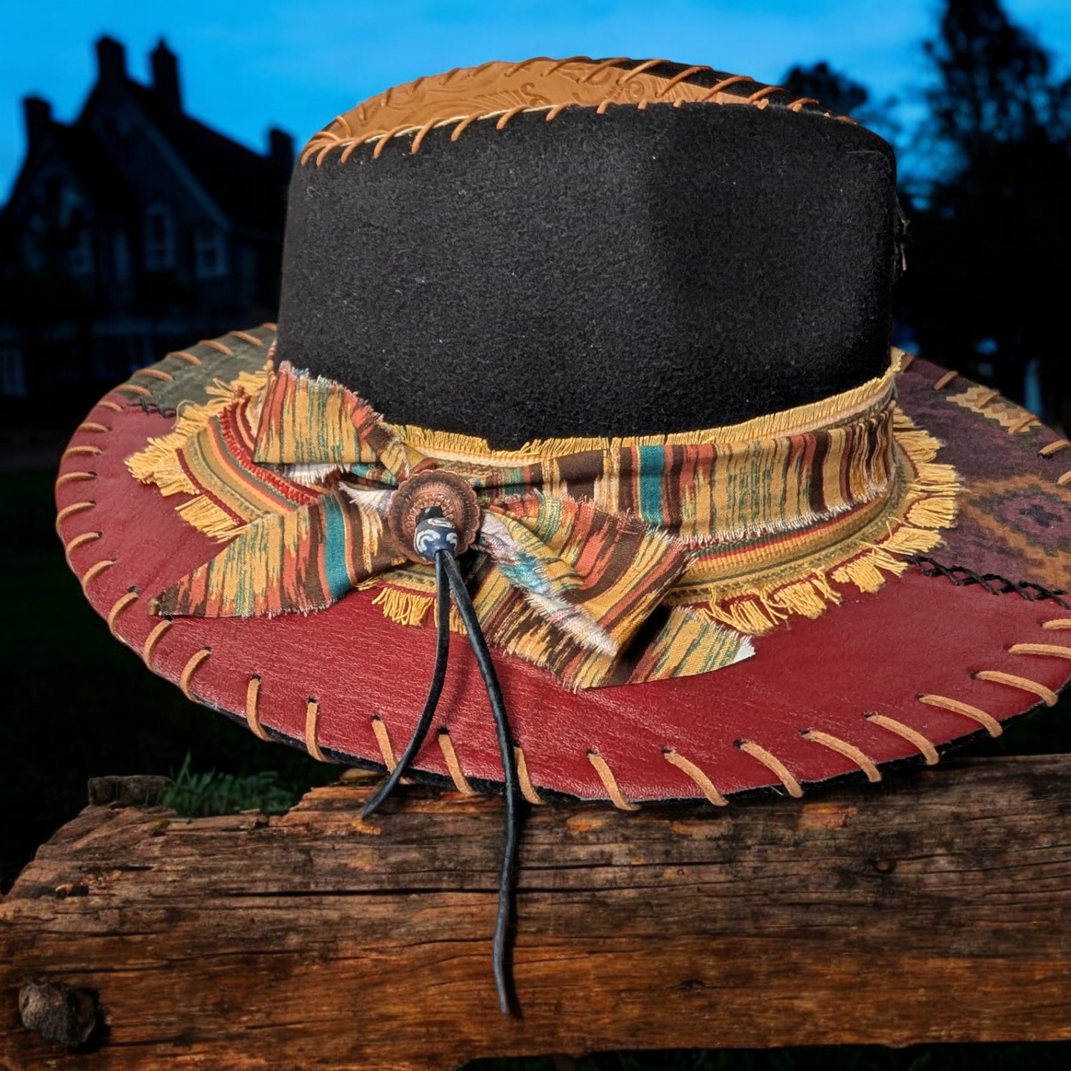 Spirit Explorer Black Felt Fedora - Lg (7 1/4) - Image 5