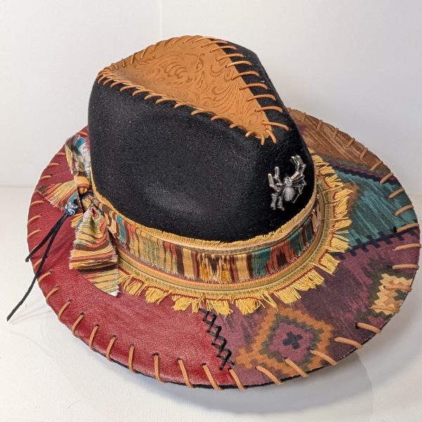 Spirit Explorer Black Felt Fedora - Lg (7 1/4)