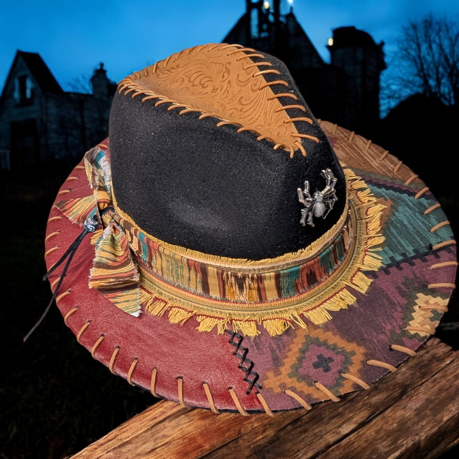 Spirit Explorer Black Felt Fedora - Lg (7 1/4) - Image 7