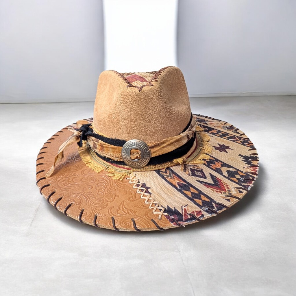 Rock'n the West Tan Suede Rancher - SM (6 7/8)