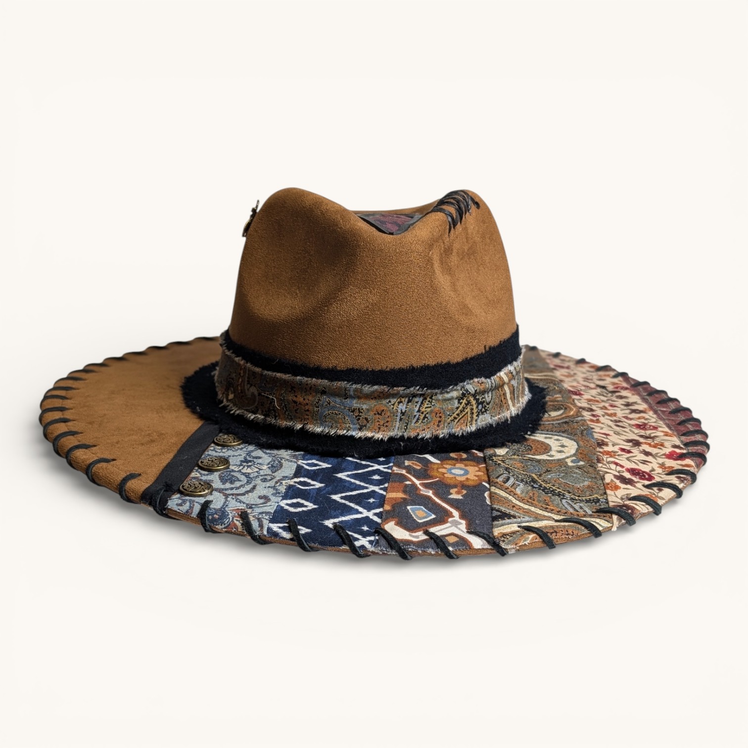 Mountain Trekker Brown Vegan Suede Rancher - Med (7)