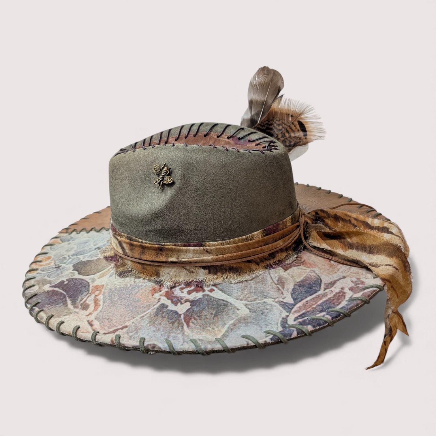 Nature Lover's Green Suede Rancher - Sm (6 7/8) - Image 6