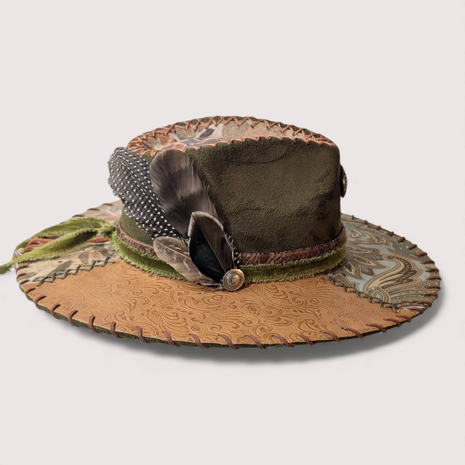Olive My Rancher Suede Hat - Sm (6 3/4) - Image 3