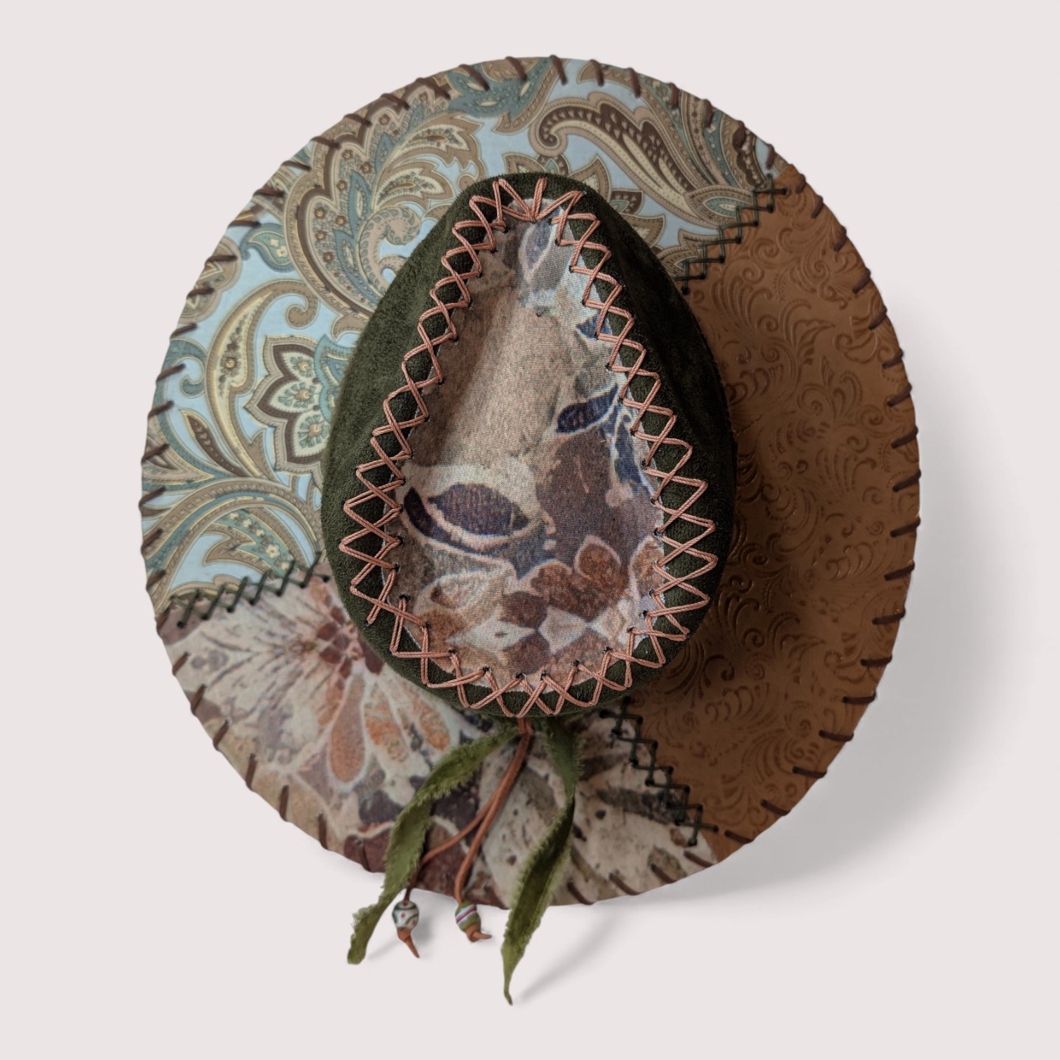 Olive My Rancher Suede Hat - Sm (6 3/4)