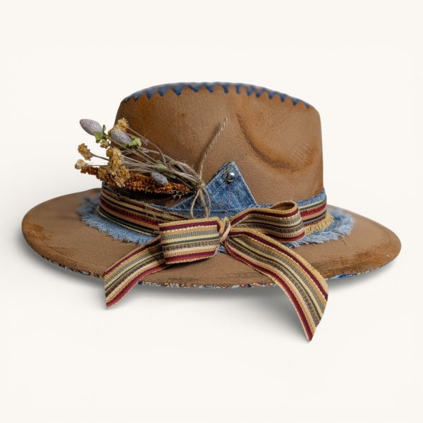 Wheat Harvest Tan Fedora - Med (7)