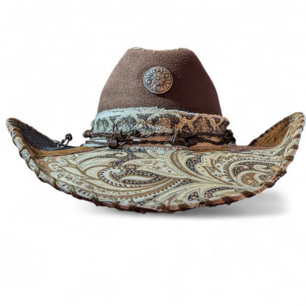 Cowgirl Swagger Brown Suede Hat - Med (7)